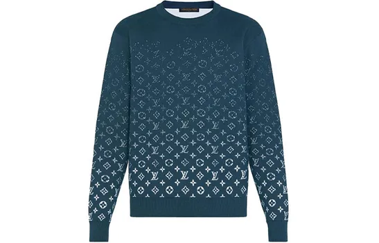 Свитер мужской Louis Vuitton, синий