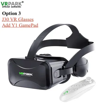 Оригинальный J30 4k виртуальная реальность 3d очки коробка стерео Vr Google картонная гарнитура шлем для Ios Android Phone Max 6,7 рокер Only J30 VRglasses