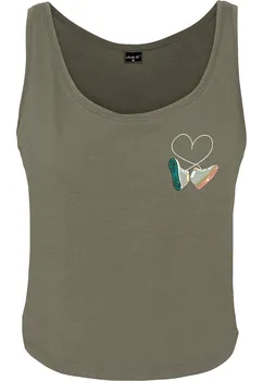 Майка Merchcode Top, оливковый