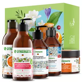 SYNERGETIC Подарочный набор Идеальный спа-уход для глубокого очищения