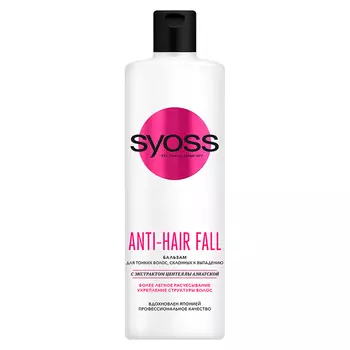 СЬЁСС Бальзам для тонких волос, склонных к выпадению Anti-Hair Fall
