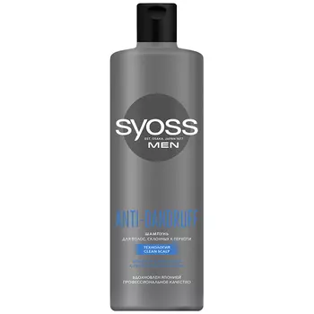 СЬЁСС Шампунь мужской для волос, склонных к перхоти Anti-Dandruff