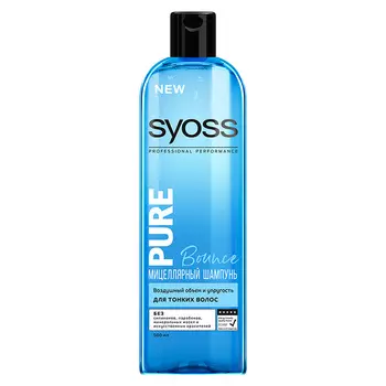 SYOSS Шампунь для тонких волос PURE BOUNCE