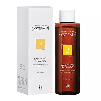 SYSTEM4 Шампунь терапевтический для сухой кожи головы и поврежденных волос
