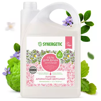 SYNERGETIC Гель для душа "Пачули и ароматный бергамот" 3500.0