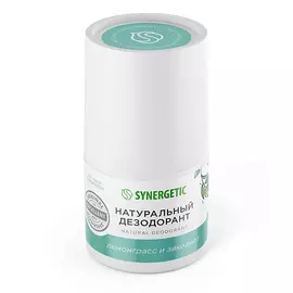 SYNERGETIC Натуральный дезодорант "лемонграсс - эвкалипт" 50.0