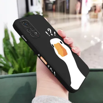 Чехол для телефона Doubtful Duck для Xiaomi Redmi Note 12 11 11S 10 10A 10T 10S 9T 9 8 7 Pro Plus 10C 9A 9C 4G 5G Redmi Note 12ProPlus светло-фиолетовый