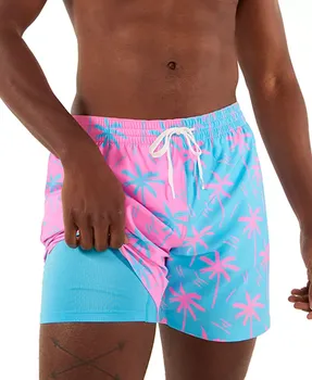 Мужские плавки The Prince Of Prints с быстрой сушкой 5,5" и вкладышем-боксером Chubbies, синий