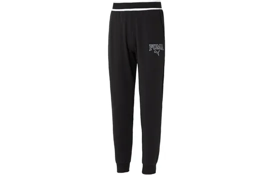 Мужские трикотажные спортивные штаны Puma, цвет Black