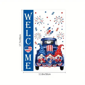 1 garden flag banner garden decoration background cloth hanging flag outdoor festival hanging flag background A