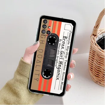 Винтажный прозрачный чехол с кассетой для камеры для Samsung Galaxy A52 A12 A51 A32 A21s A71 A32 A22 50 A70 A31 A72 5G, чехол для телефона Samsung A03