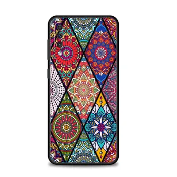 Чехол для телефона Тотем Мандала с цветком для Samsung Galaxy A70 Note 20 Ultra 10 A20e A20s A30 A50 A40 A10s A10 A42 5G Стильные чехлы Samsung A01