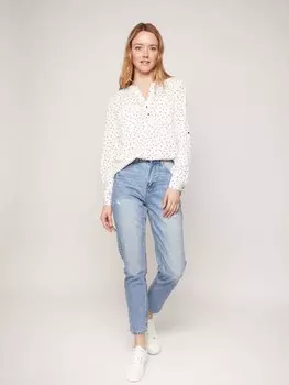 Джинсы силуэта Mom Fit