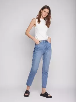 Джинсы силуэта Mom Fit