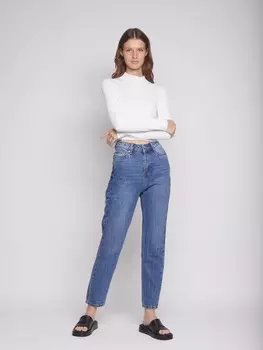 Джинсы силуэта Mom Fit