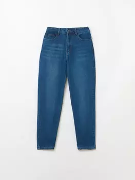 Джинсы силуэта Mom fit со средней посадкой