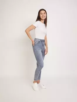 Джинсы силуэта Mom Slim