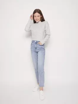Джинсы силуэта Mom Slim