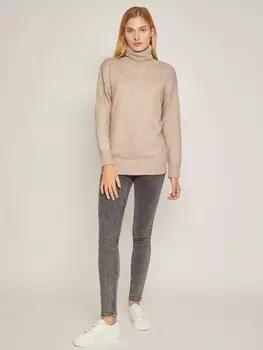 Утеплённые джинсы силуэта Skinny