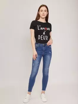 Джинсы силуэта Skinny