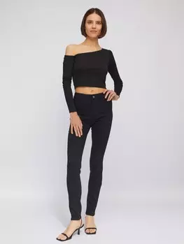Джинсы силуэта Skinny с низкой посадкой
