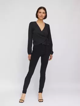 Джинсы силуэта Skinny с высокой посадкой