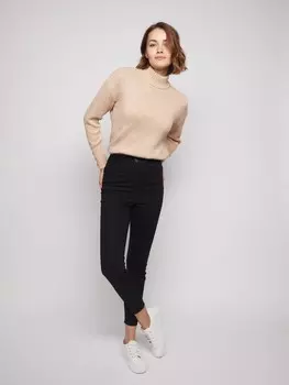 Джинсы силуэта Skinny высокой посадки
