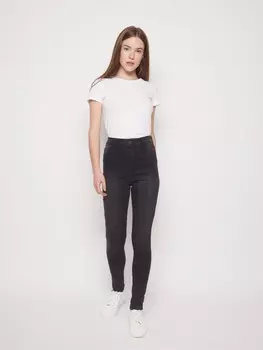 Джинсы силуэта Skinny высокой посадки