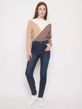 Джинсы силуэта Skinny высокой посадки