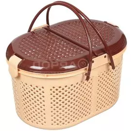 Корзина для пикника овальная Милих 5019, 34x45х25.5 см