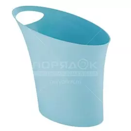 Корзина 7.5 л, 17.8х31х33.5 см, пластик, небесная, Svip, Elegance, SV5008НБС