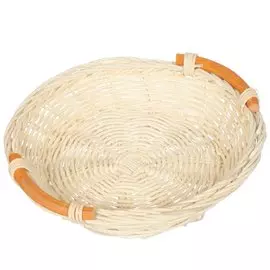 Корзина 19х13х4.5 см, плетеная, ротанг, с ручками, 06-033