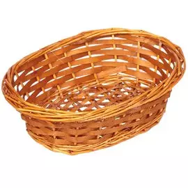 Корзина 26х20 см, овальная, плетеная, ротанг, бамбук, Y3-952