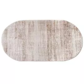 Ковер интерьерный 1.2х1.75 м, Silvano, Zümrüdü Anka, овальный, цв. Cream/Beige, 08908A