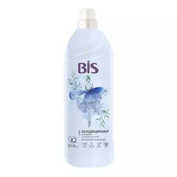 Кондиционер для белья BIS, 0.9 л, Весенняя прохлада, концентрат