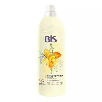 Кондиционер для белья BIS, 0.9 л, Золотая орхидея, концентрат