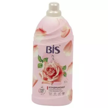 Кондиционер для белья BIS, 1.7 л, Чувственная роза, концентрат