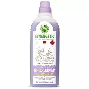 Кондиционер для белья Synergetic, 1 л, Лавандовое поле, концентрат