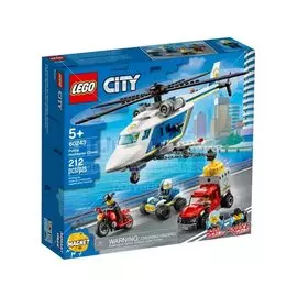 Конструктор LEGO City Погоня на полицейском вертолёте 60243