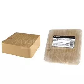 Коробка распаячная, открытая, 75х75х28 мм, TDM Electric, с клеммной колодкой, сосна, IP40, SQ1401-0406