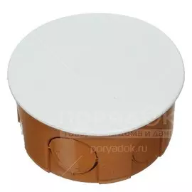 Коробка распаячная, скрытая, диаметр 80х40 мм, TDM Electric, с крышкой, IP20, SQ1402-1007