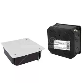 Коробка распаячная, скрытая, диаметр 115х45 мм, TDM Electric, с крышкой, металлические лапки, IP20, SQ1403-0908