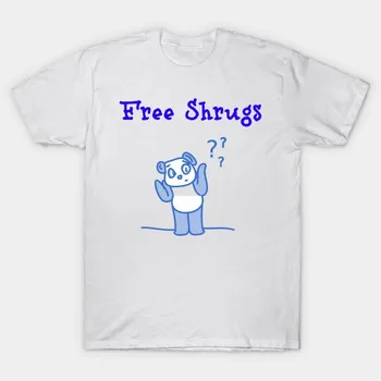 Футболка женская Free Shrugs Harajuku Print Kawaii футболка летняя с коротким рукавом женская футболка топ футболка S