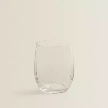 ZARA HOME Хрустальный стакан Bohemia с линиями