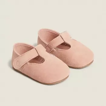 ZARA HOME Кожаные балетки с ремешками