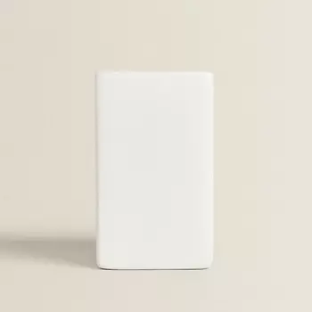 ZARA HOME Квадратный стакан для зубных щеток из фаянса