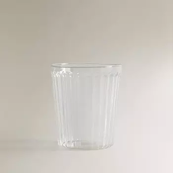 ZARA HOME Боросиликатный стакан с линиями