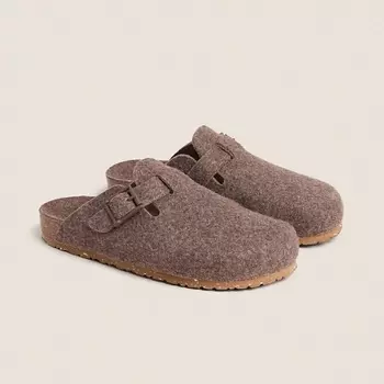 ZARA HOME Сабо из фетра с пряжкой