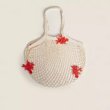 ZARA HOME Сетчатая сумка с омарами