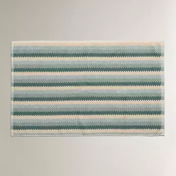 ZARA HOME Жаккардовый коврик для ванной с геометрическим узором